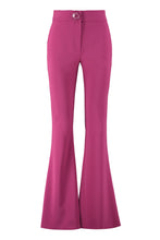 Load image into Gallery viewer, Flared crêpe trousers
