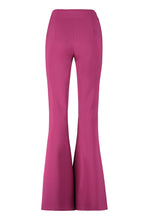 Load image into Gallery viewer, Flared crêpe trousers
