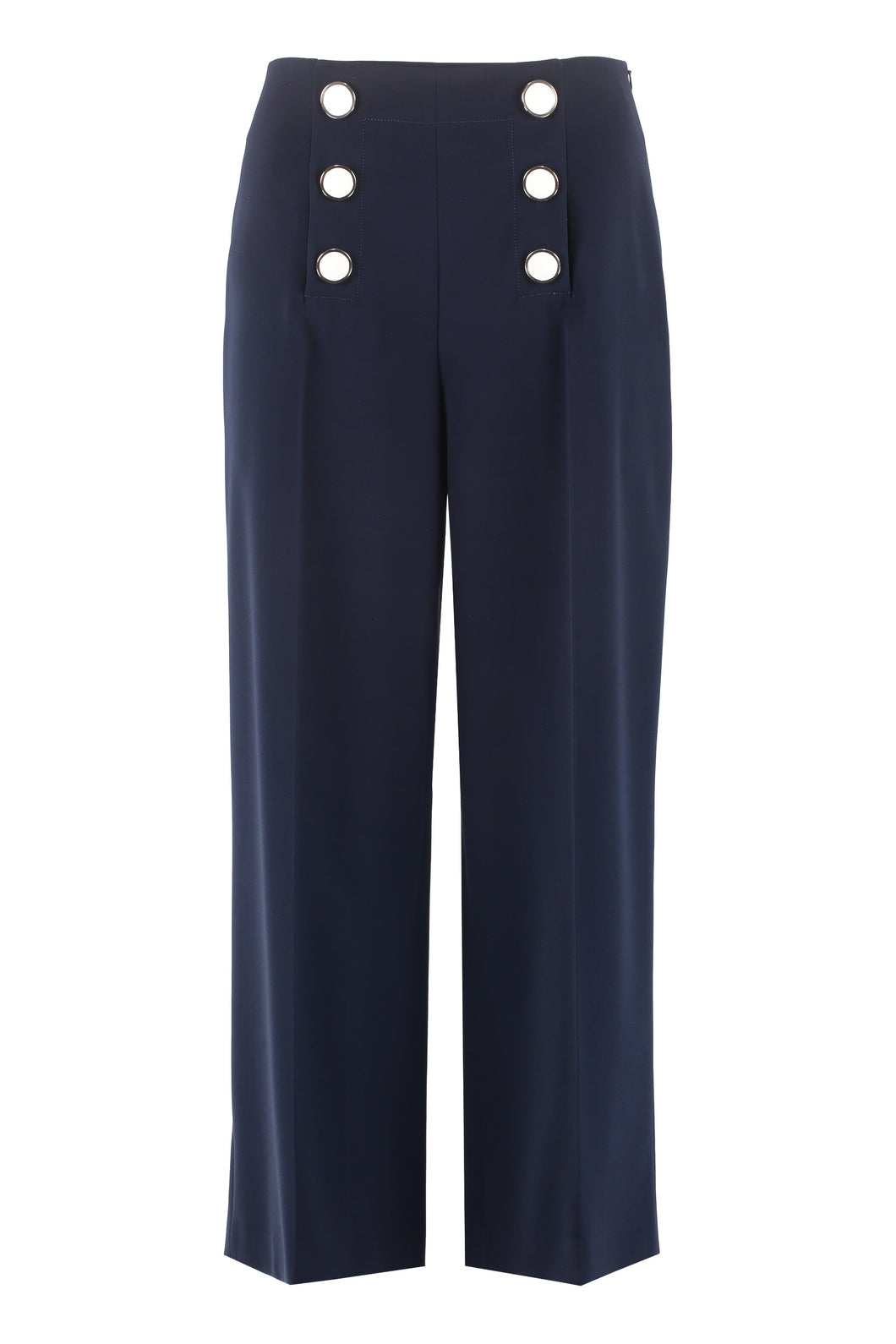 High-rise culotte-pants