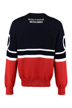 Load image into Gallery viewer, Cotton-cashmere blend crew-neck pullover
