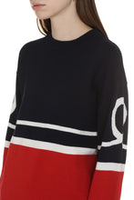 Load image into Gallery viewer, Cotton-cashmere blend crew-neck pullover

