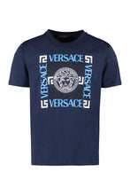 Load image into Gallery viewer, Cotton crew-neck T-shirt
