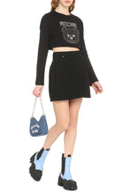 Load image into Gallery viewer, Cropped cotton sweatshirt
