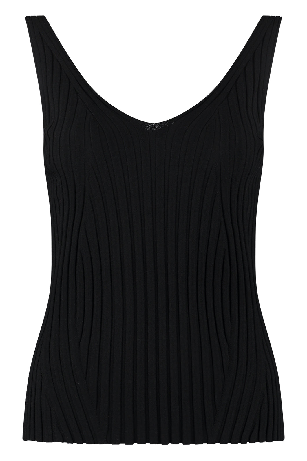 Brigitte ribbed knit top