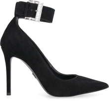 Load image into Gallery viewer, Giselle suede ponty-toe pumps
