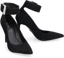 Load image into Gallery viewer, Giselle suede ponty-toe pumps
