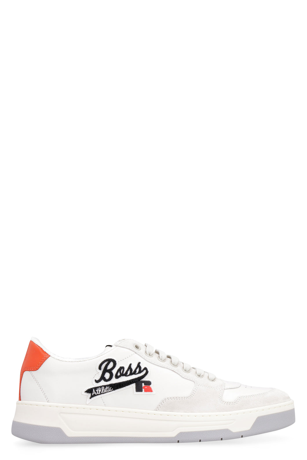 BOSS x Russell Athletic - Baltimore leather low-top sneakers