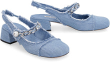 Load image into Gallery viewer, Denim slingback
