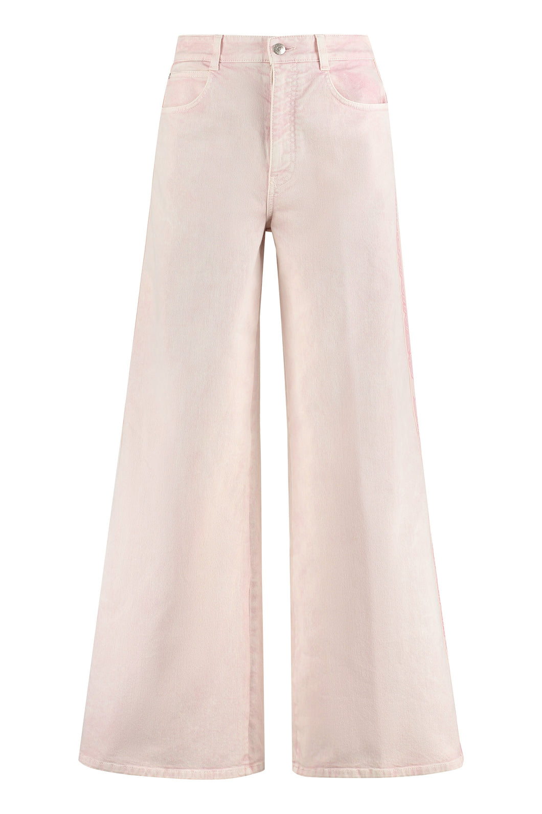Denim flared pants