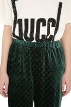 Load image into Gallery viewer, GG velvet trousers
