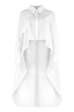 Load image into Gallery viewer, Asymmetric cotton shirt
