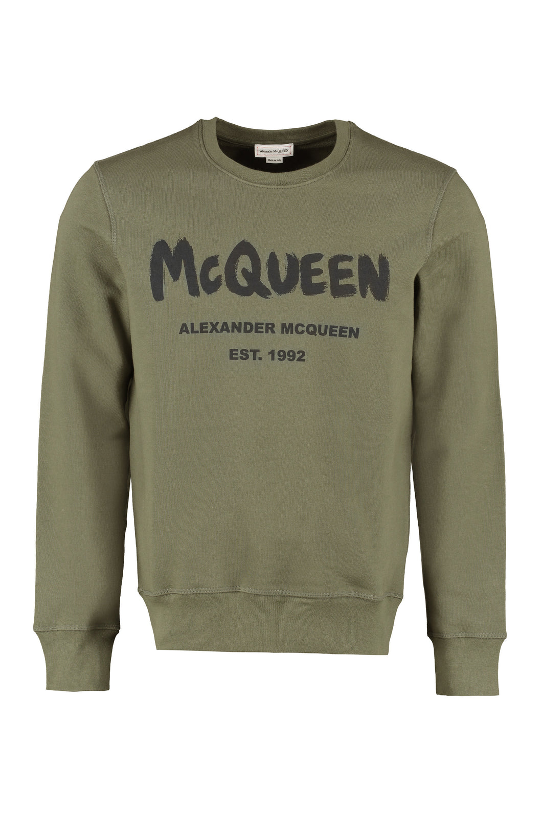 Cotton crew-neck sweatshirt
