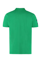 Load image into Gallery viewer, Embroidered cotton-piqué polo shirt
