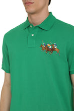 Load image into Gallery viewer, Embroidered cotton-piqué polo shirt
