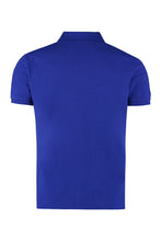 Load image into Gallery viewer, Embroidered cotton-piqué polo shirt
