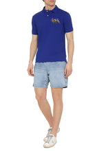 Load image into Gallery viewer, Embroidered cotton-piqué polo shirt
