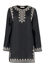 Load image into Gallery viewer, Embroidered linen tunic
