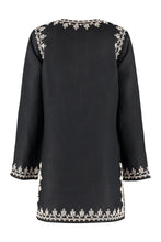 Load image into Gallery viewer, Embroidered linen tunic

