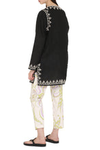 Load image into Gallery viewer, Embroidered linen tunic
