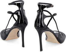 Load image into Gallery viewer, Azia patent leather sandals with heel
