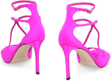 Load image into Gallery viewer, Azia satin sandals
