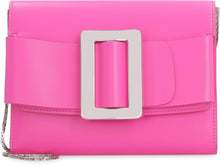 Load image into Gallery viewer, Buckle Travel leather clutch with strap
