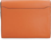 Load image into Gallery viewer, Buckle Travel Case leather clutch
