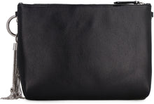 Load image into Gallery viewer, Callie matte leather flat pouch
