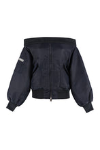 Load image into Gallery viewer, Techno satin bomber jacket
