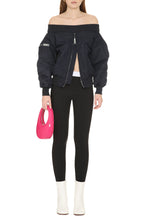 Load image into Gallery viewer, Techno satin bomber jacket
