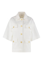 Load image into Gallery viewer, Button-front cotton jacket
