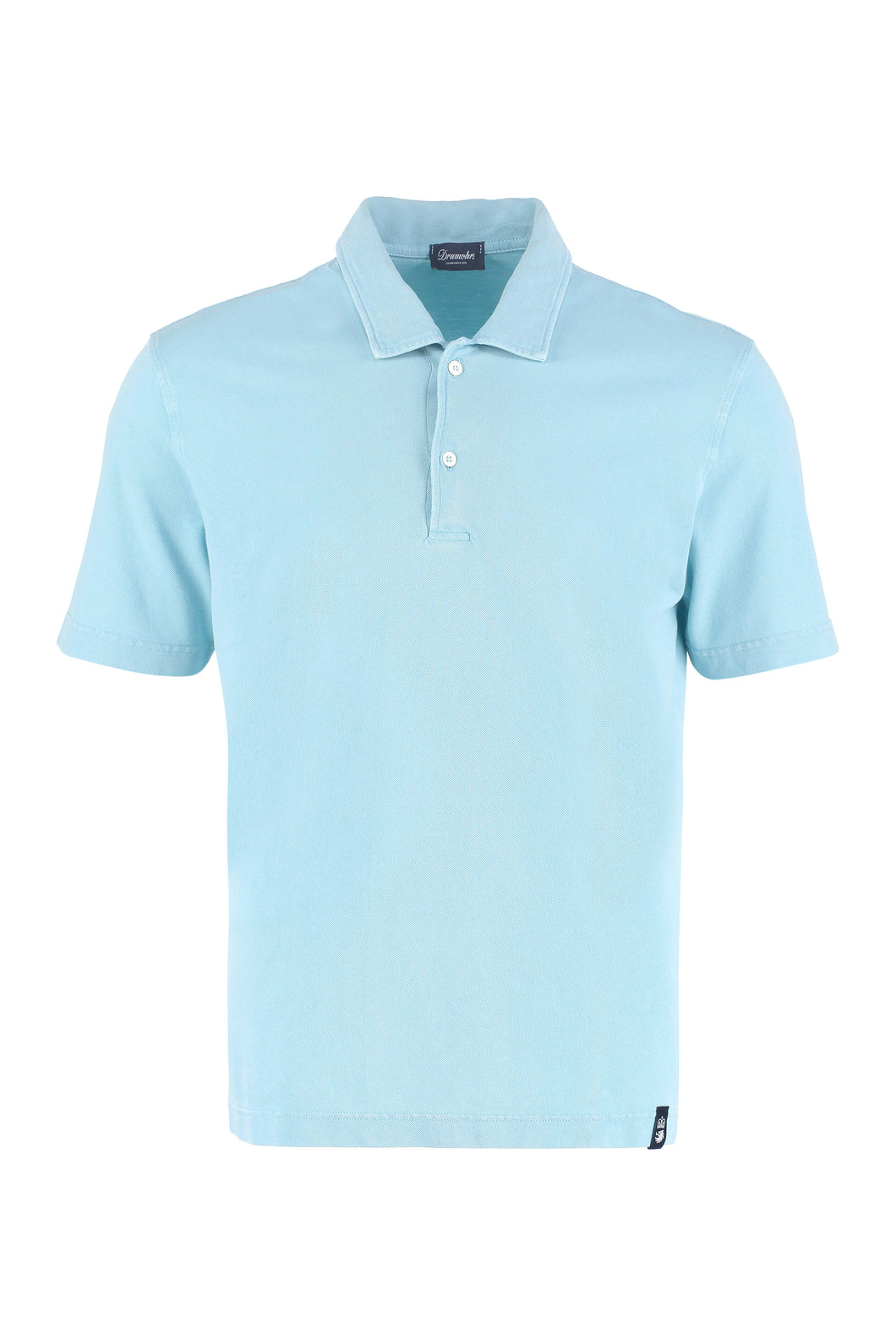 Cotton-piqué polo shirt