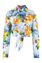 Load image into Gallery viewer, Floral print poplin shirt
