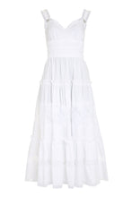 Load image into Gallery viewer, Lace inserts cotton dress

