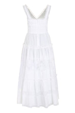 Load image into Gallery viewer, Lace inserts cotton dress
