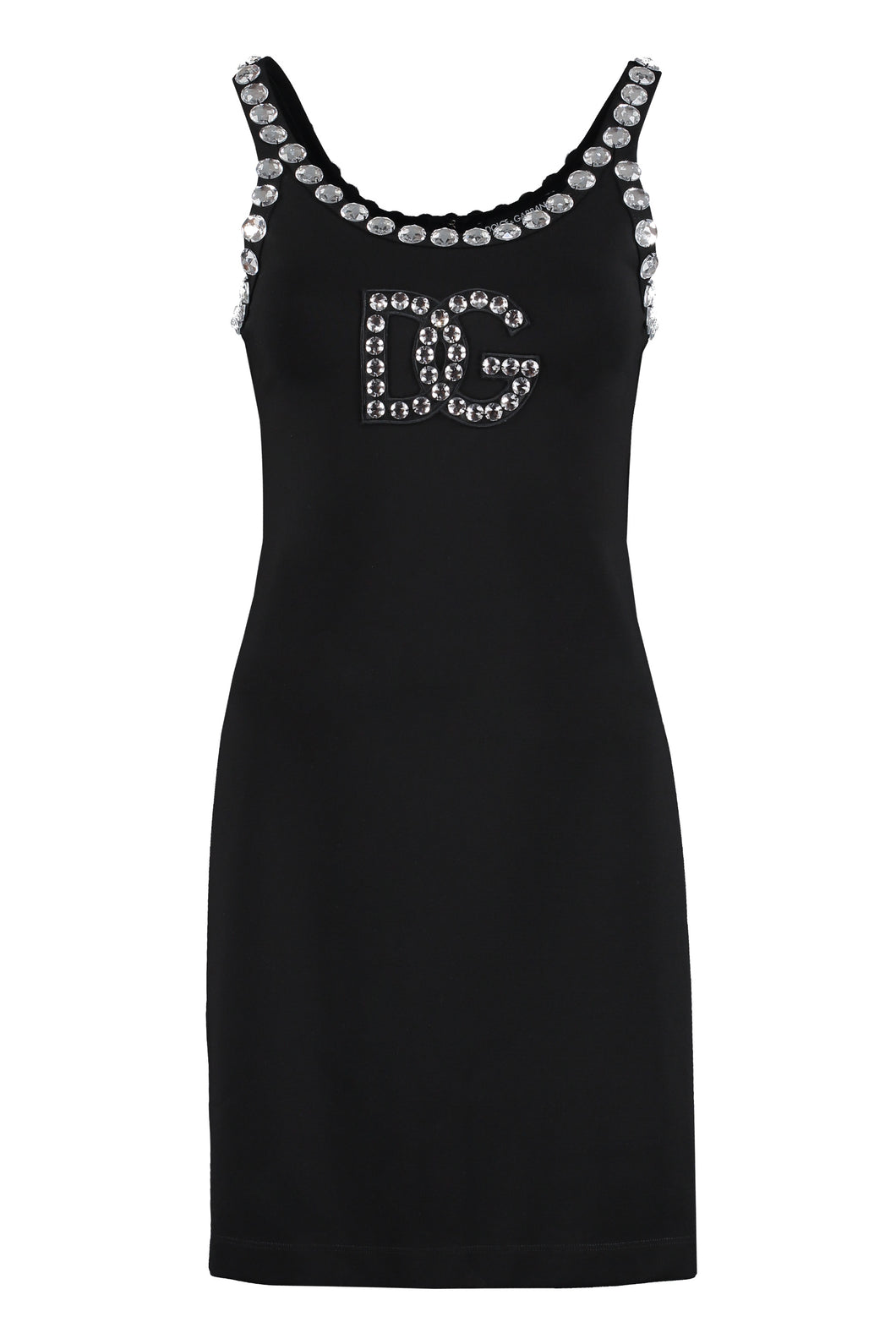 Embellished mini sheat-dress