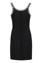 Load image into Gallery viewer, Embellished mini sheat-dress
