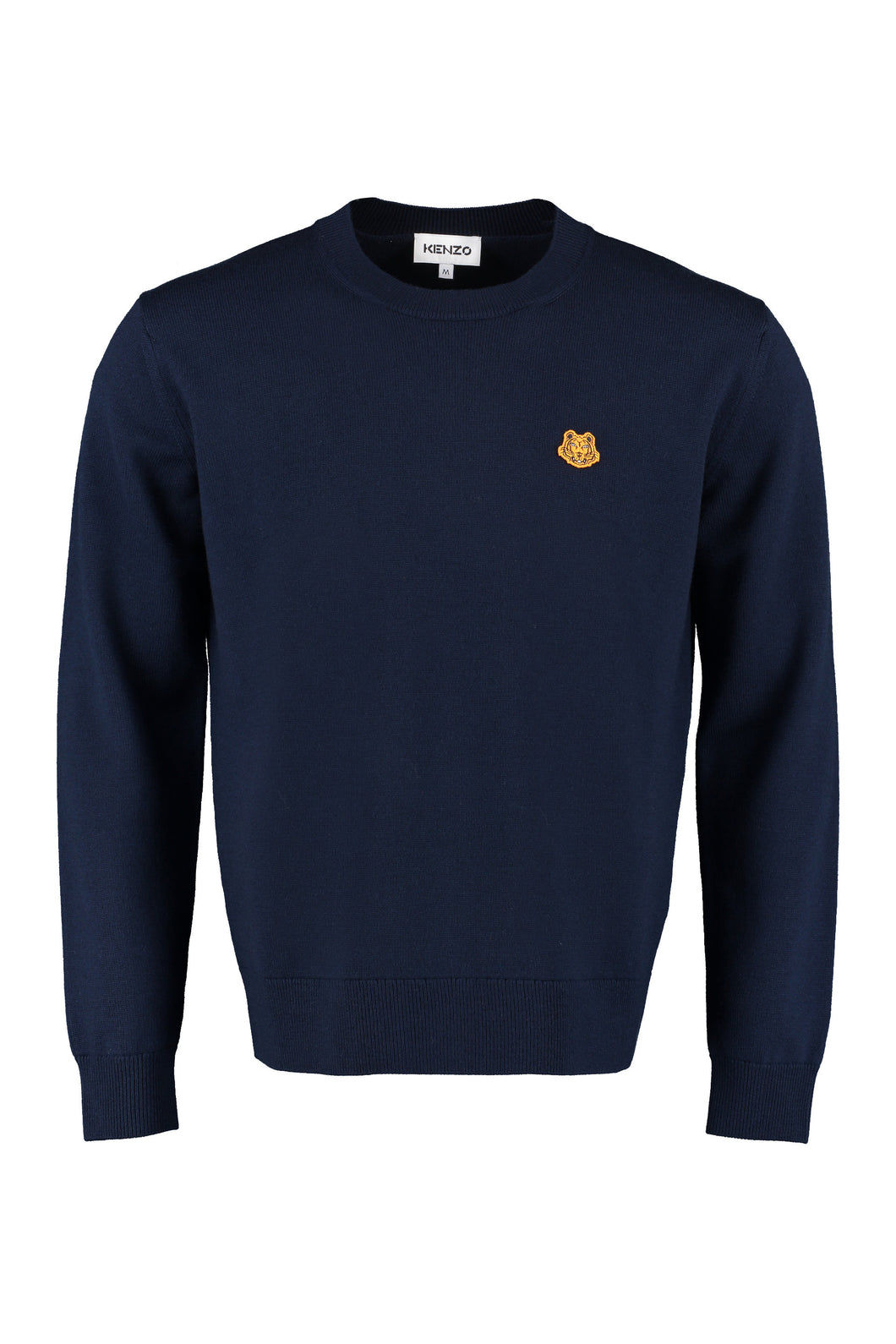 Crew-neck wool sweater