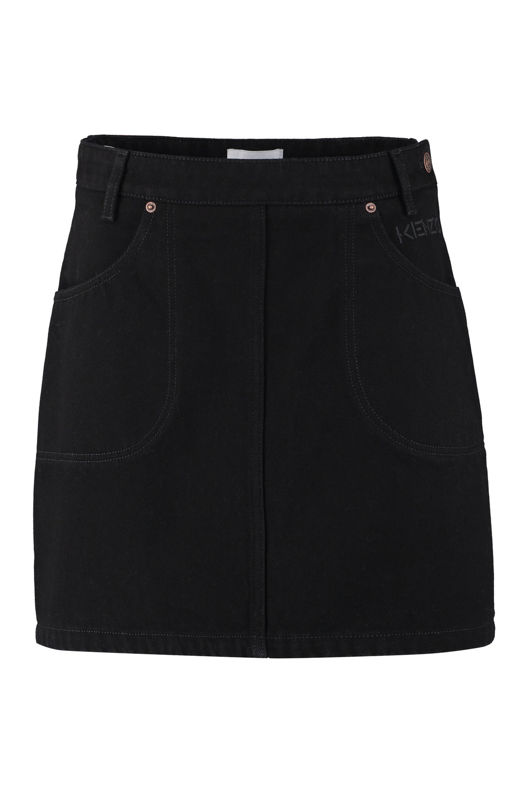 Denim mini skirt