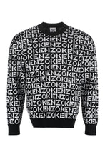 Load image into Gallery viewer, All over logo crew-neck sweater
