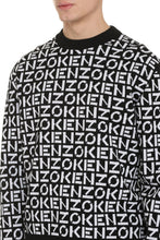 Load image into Gallery viewer, All over logo crew-neck sweater
