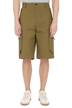 Load image into Gallery viewer, Cotton cargo bermuda shorts
