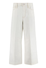 Load image into Gallery viewer, High-waist wide-leg jeans
