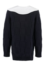 Load image into Gallery viewer, Contrasting collar cardigan
