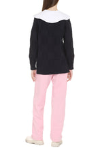 Load image into Gallery viewer, Contrasting collar cardigan
