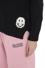 Load image into Gallery viewer, Contrasting collar cardigan
