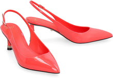 Load image into Gallery viewer, Evelin patent leather slingback pumps
