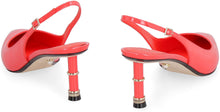 Load image into Gallery viewer, Evelin patent leather slingback pumps
