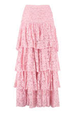 Load image into Gallery viewer, Marsala lace skirt
