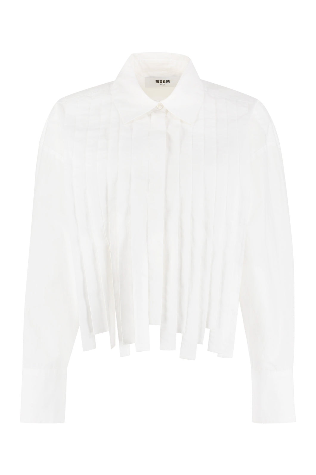 Classic Italian collar cotton shirt